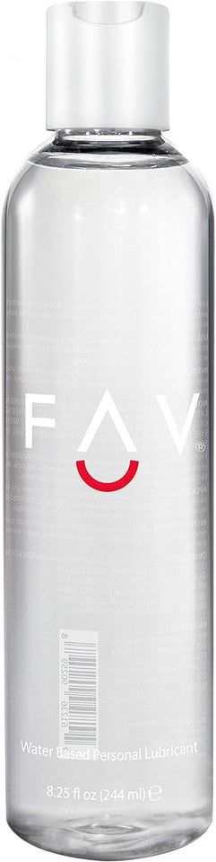FAV water-based luxury personal lubricant for women, men, and couples, 33.5 fl oz