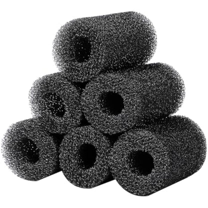 aquaneat 6-pack pre-filter sponge replacement foam cover for aquarium shrimp fry fish tank filter 0.8