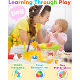 Easter Egg Toys for Toddlers 1-3, Easter Basket Stuffers for Toddlers 1-3 Prefilled Easter Eggs with Toys Inside, Matching Sensory Eggs Toys, Easter Gifts for 3 Year Old Girls Boys