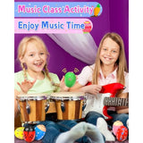 wooden percussion shakers 6-pack montessori toys for kids toddlers