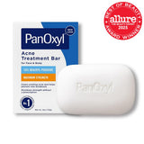 panoxyl acne treatment bar 10 benzoyl peroxide soap-free body wash face chest back 4 oz