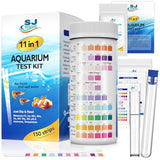 11-in-1 aquarium test strips water testing kit for fish tank aquariums with 950 tests and thermometer