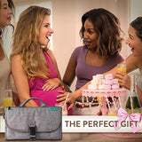 Kopi Baby Portable Diaper Changing Pad - Grey, Classic, 7.35 x 11.5 inches, Foldable, Infant Travel Station Kit, Newborn Gift