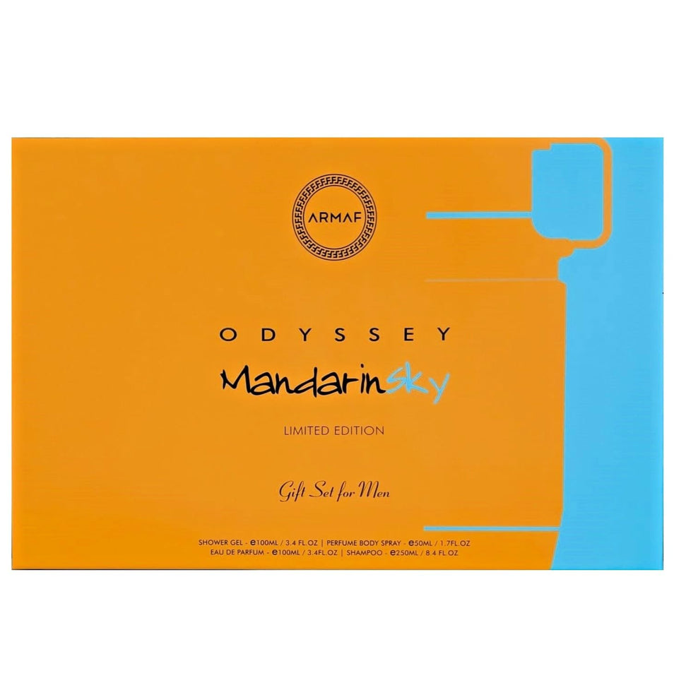 Armaf Odyssey Mandarinsky Limited Edition Eau De Parfum Spray 3.4 oz for Men Long-lasting Fragrance