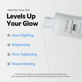 TIRTIR Milk Skin Rice Toner Light | Instant Hydration with 4% Niacinamide, Pantenol, Lightweight, Pore-Tightening, Vegan, Acne-Prone, Oily Skin, Fungal Acne Safe, Korean Skin Care, 5.07 Fl Oz