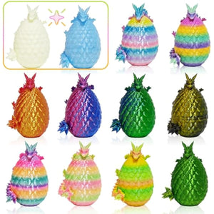 12PCS 3D Printed Easter Eggs with Dragons Inside, Easter Surprise Dragon Eggs, 3D Printed Animals, Easter Basket Stuffers,Fidget Toys Gifts