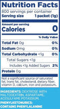 equal 800-count sweetener packets aspartame acesulfame-k sugar alternative zero calorie erythritol free