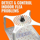 Terro T230 Indoor Electric Flea Trap and Killer - Refillable Flea Traps for Inside Your Home