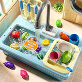 play kitchen sink toys for kids 3-7 years old with color changing kitchen accessories