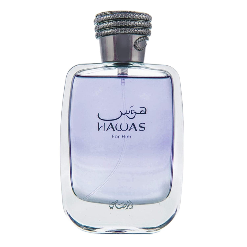 rasasi hawas for men eau de parfum spray 100ml 3.4 oz long lasting arabian perfume for men
