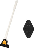 AQUANEAT Aquarium Double Sided Sponge Brush Algae Scraper with Long Handle for Glass Tanks