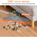 Multifunction Magic Broom, 54 Inch Adjustable Long Handle Silicone Floor Squeegee Broom