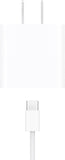 Apple 20W compact USB-C power adapter for iPhone iPad AirPods fast charging