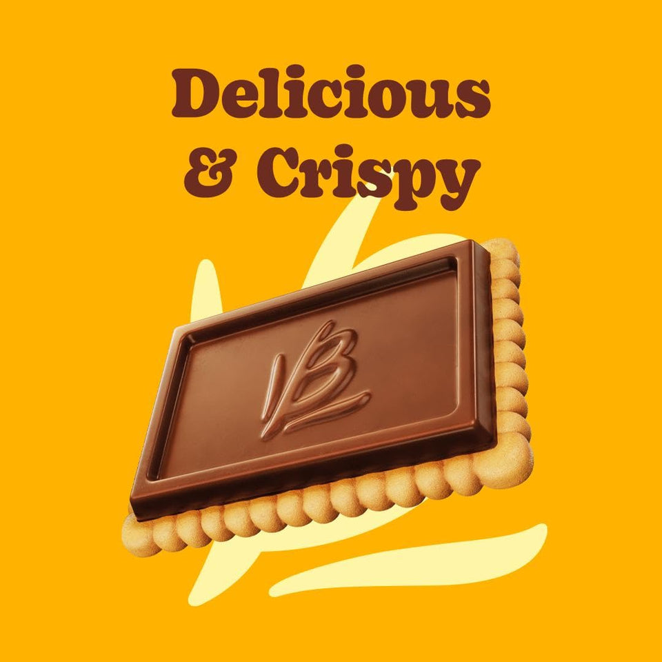 Bauducco Choco Biscuit Cookies - Individually Wrapped, 0.6 oz, 40 count, 25.3 oz total weight