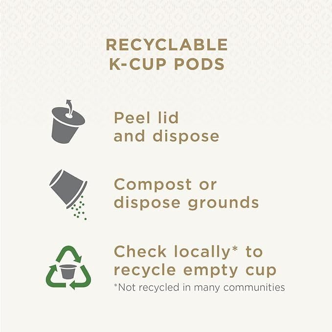 Peet's Coffee Major Dickason's Blend Dark Roast Keurig K-Cup Pods, 75 count, 100% Arabica, recyclable