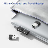 USB to USB-C Adapter for iPhone and Samsung, 4-Pack, Aluminum Alloy, Compact Design