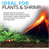Fluval 12694 plant and shrimp substrate for freshwater aquariums, 8.8 lbs, neutral to slightly acidic pH