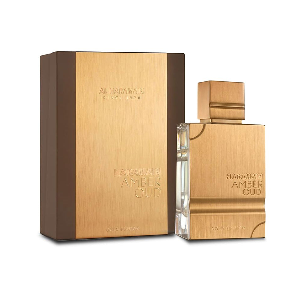Al Haramain Amber Oud Gold Edition - Arabian Perfume for Women and Men Unisex - Long Lasting Amber - 2 oz