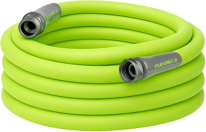 Flexzilla Garden Hose 5/8 in. x 50 ft, Heavy Duty, Lightweight, Durable, ZillaGreen - HFZG550YW-E - Cart Shape
