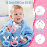 Toddler U Shaped Toothbrush for Kids Ages 1-2, 2-4, Baby Soft Silicone, 360° Mouth Cleaning Design, 2 PCS
