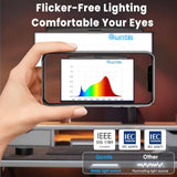 Quntis computer monitor lamp for eye caring with auto-dimming and touch control