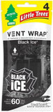 little trees car air freshener black ice 16 pack masculine fragrance