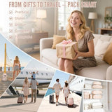 vekens 8-set packing cubes nylon organizer bags for beach vacation cruise ship travel essentials suitcase
