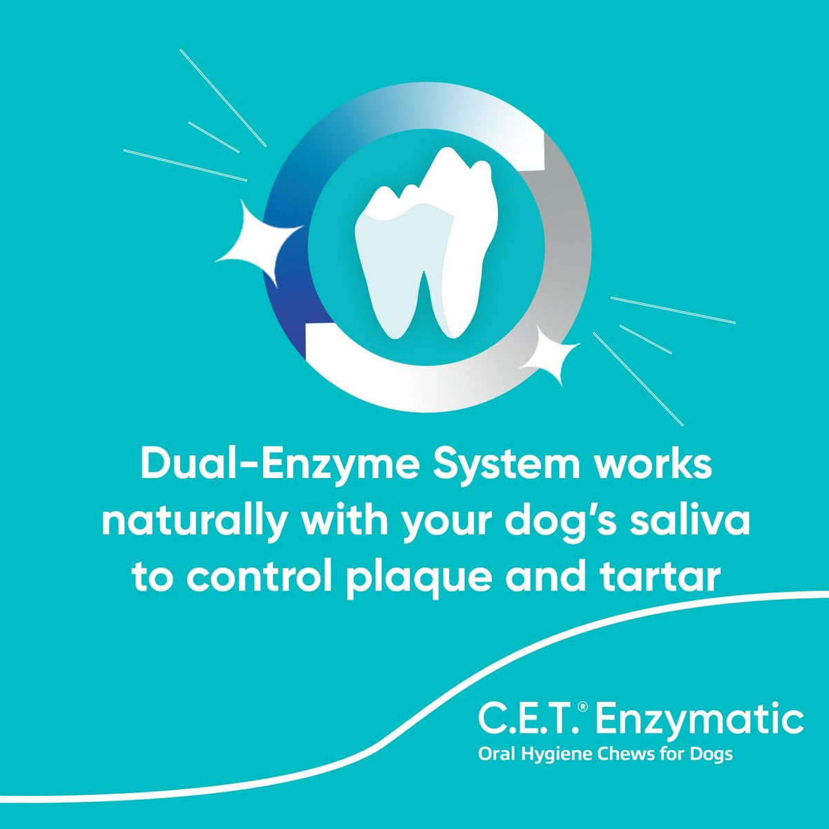 C.E.T. Oral Hygiene Chews for Large Dogs (30 count, Chicken Flavor)