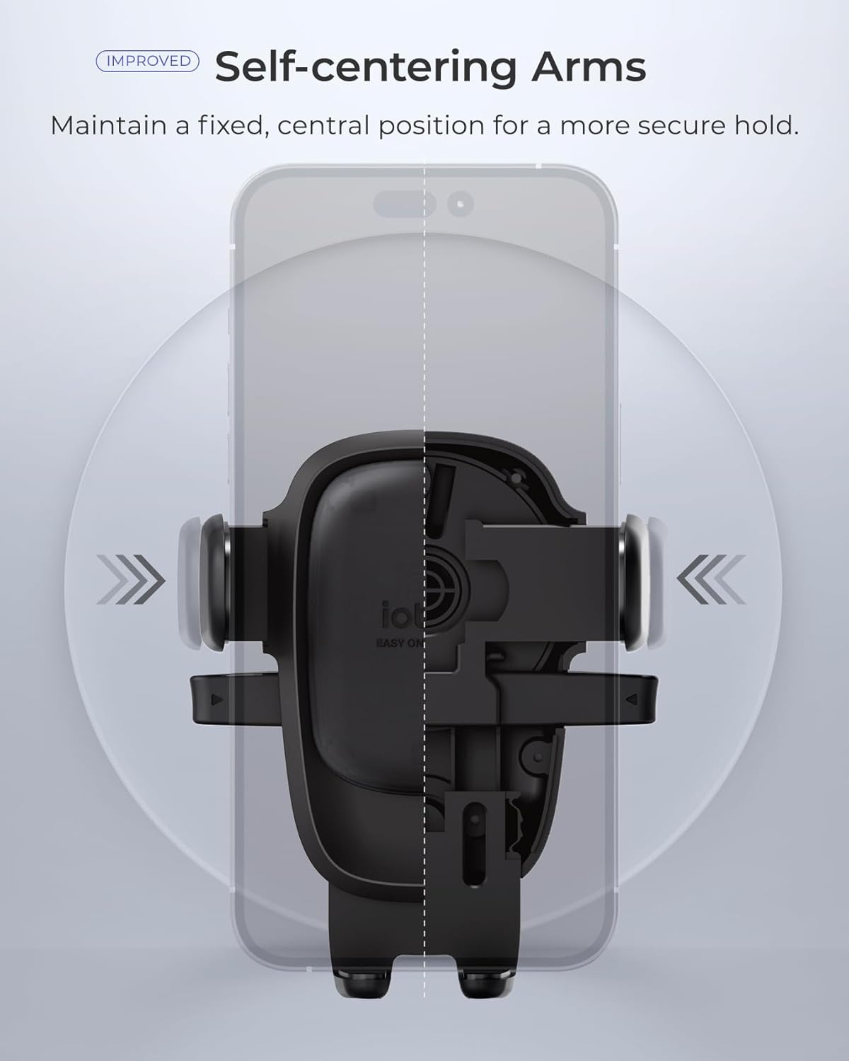 iOttie Easy One Touch Advanced Universal Car Mount DasBVoard & Windshield Suction Cup Phone Holder for iPhone, Samsung, Google, All Smartphones