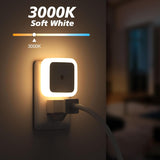 Sujeet Night Light, Night Lights Plug into Wall 8-Pack, Nightlight Plug in Night Light, Dusk to Dawn Night Lamp Led (Warm White)