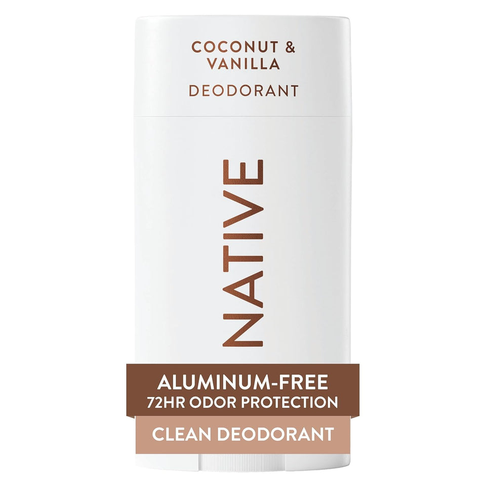 Native Deodorant Contains Naturally Derived Ingredients, 72 Hour Odor Control | Deodorant for Women and Men, Aluminum Free with Baking Soda, Coconut Oil and Shea Butter | Coconut & Vanilla