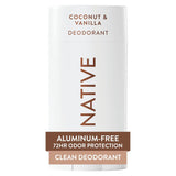 Native Deodorant Contains Naturally Derived Ingredients, 72 Hour Odor Control | Deodorant for Women and Men, Aluminum Free with Baking Soda, Coconut Oil and Shea Butter | Coconut & Vanilla