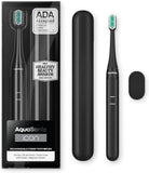 Aquasonic Icon ADA-Accepted Rechargeable Toothbrush with Magnetic Holder & Slim Travel Case | 2 Modes & Smart Timers | Gentle Micro-Vibrations