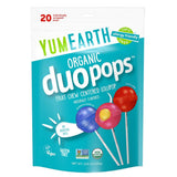 yumearth organic duo pops - allergy friendly, organic, vegan, gluten free, no artificial dyes, 20 count