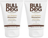 Bulldog Mens Skincare and Grooming Face Moisturizer Age Defense, 3.3 Fluid Ounce for Men's Regular Sensitive Skin