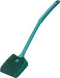 AQUANEAT Aquarium Double Sided Sponge Brush Algae Scraper with Long Handle for Glass Tanks