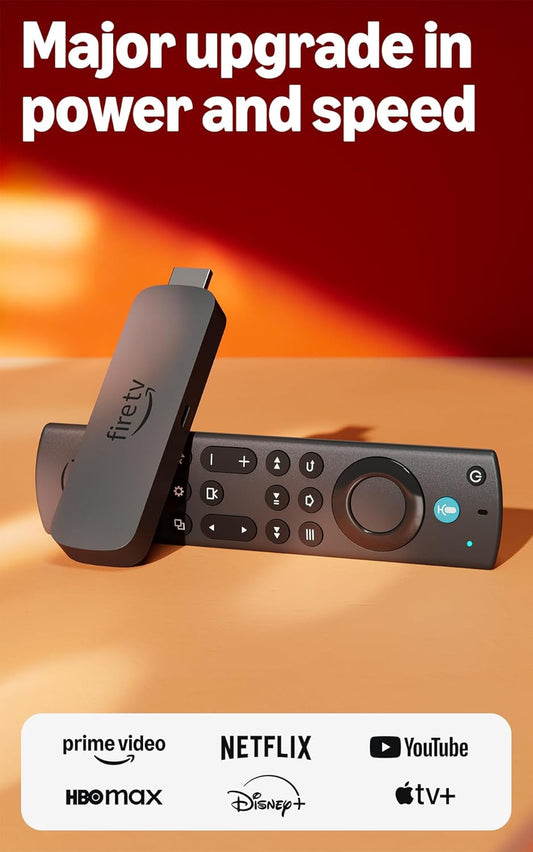 Amazon Fire TV Stick 4K Max streaming device, with AI-powered Fire TV Search, supports Wi-Fi 6E, free & live TV without cable or satellite, find shows faster with Alexa+