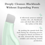 Blackhead remover tool with silicone face scraper for deep cleansing and skin care (Green)