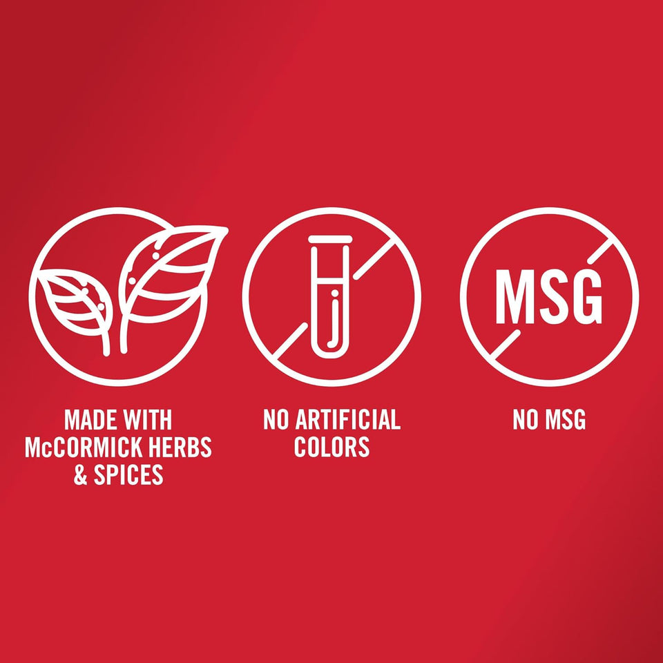 McCormick premium taco seasoning mix, 24 oz, no artificial flavors, large size, easy taco recipe