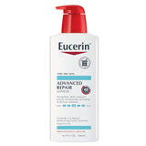 eucerin advanced repair body lotion 16.9 fl oz ceramides for very dry unscented skin