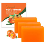 Natural persimmon soap bar for body odor control and deodorant use