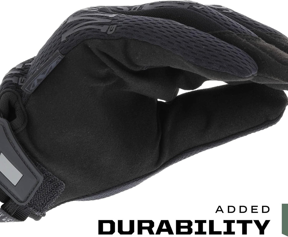 Mechanix Wear Original Tactical Glove - High Performance Anti-Slip Grip Safety Gloves - Impact Resistant & Touchscreen Capable - Medium - Covert Black
