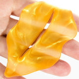10 pairs collagen crystal eye mask, 10 pcs collagen crystal lip mask, anti-aging, gold, set