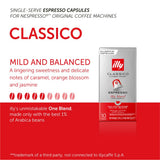 illy Espresso Classico Roast Single-Serve Coffee Capsules & Pods 10 Count Notes Of Caramel Orange Blossom & Jasmine