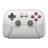 8Bitdo Pro 3 Bluetooth Controller for Switch/Switch 2 with TMR Joysticks, Swappable ABXY Buttons, and Charging Dock