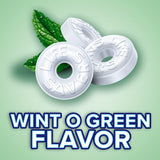 life-savers wint-o-green flavor breath mints hard candy, 13 oz bag, sharing size