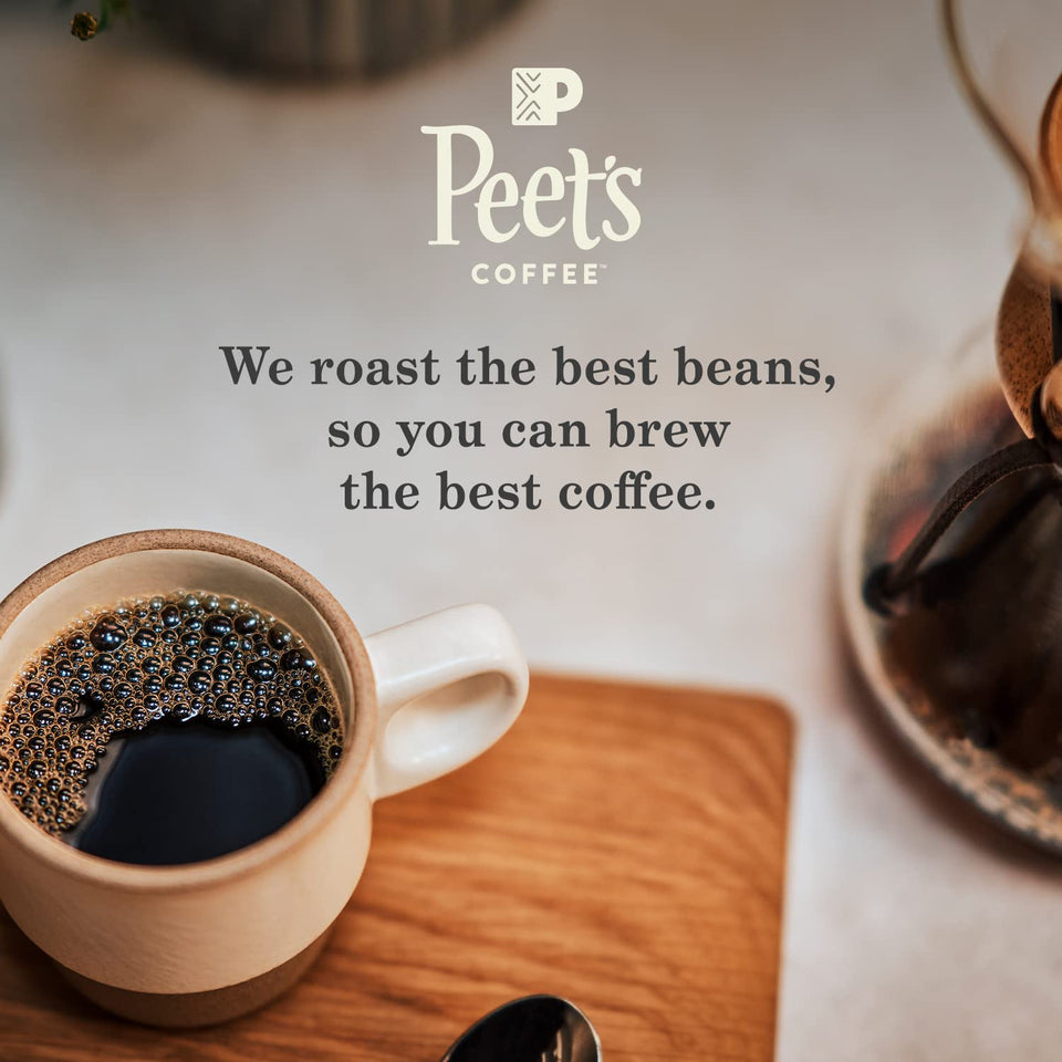 Peet's Coffee Major Dickason's Blend Dark Roast Keurig K-Cup Pods, 75 count, 100% Arabica, recyclable
