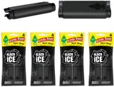 little trees car air freshener black ice 16 pack masculine fragrance