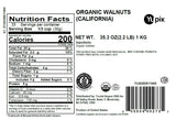yupik organic raw california walnuts halves kosher gluten-free non-gmo vegan unsalted unroasted