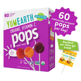 yumearth organic vitamin c pops variety pack, 60 fruit flavored favorites lollipops, allergy friendly, gluten free, non-gmo, vegan